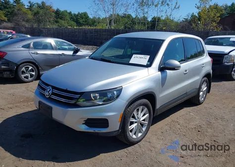 2014 Volkswagen Tiguan Se из США, поврежденный, VIN WVGBV3AX4EW541155